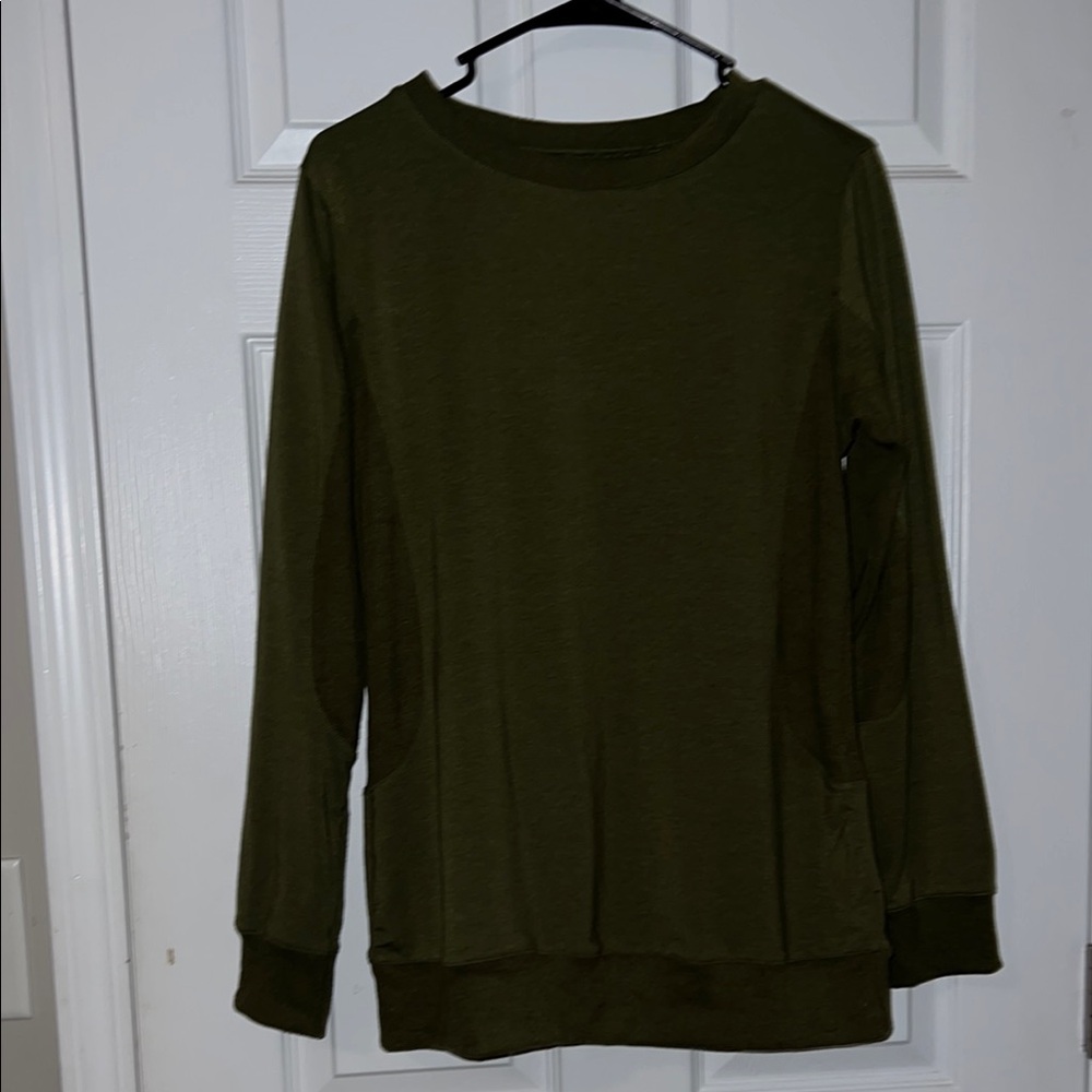 Olive Green Women's Top